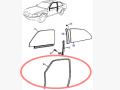 9-3 98'-02' & NG900 94'-98' 3 Door : RH Front Window Guide Seal